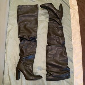 Stuart Weitzman Black Knee High - Heeled Boots
